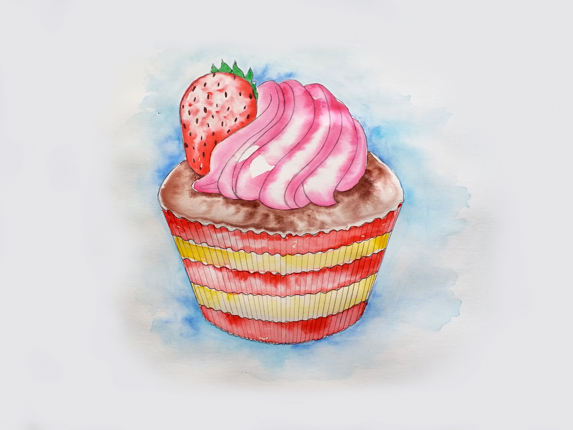 Picture of a cupcake.